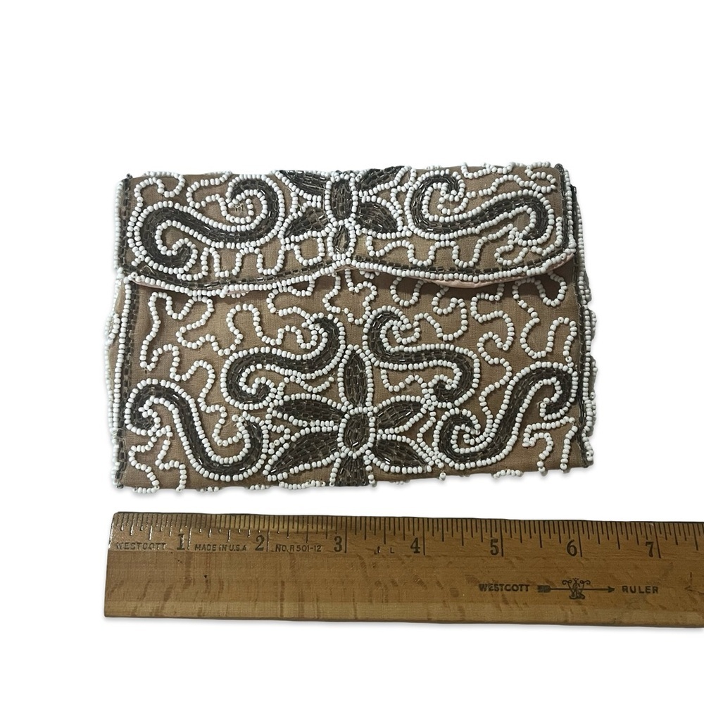 Vintage Waldorf Handmade Beaded Clutch - Picture 5 of 6